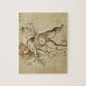 Cupid met een Violin door Domenico Campagnola Legpuzzel (Verticaal)