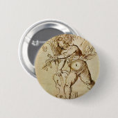 Cupid met een Violin door Domenico Campagnola Ronde Button 5,7 Cm (Voorkant /achterkant)