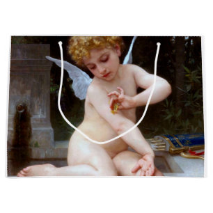 Cupid met een vlinder, Bouguereau Groot Cadeauzakje