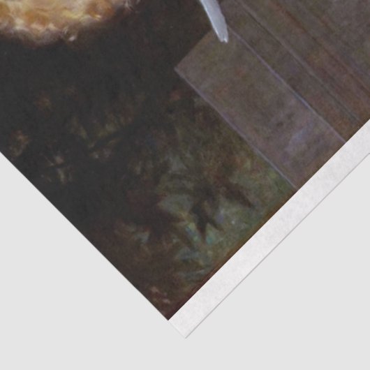 Cupid met een vlinder, Bouguereau Tissuepapier (Detail)