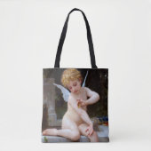 Cupid met een vlinder, Bouguereau Tote Bag (Voorkant)