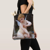 Cupid met een vlinder, Bouguereau Tote Bag (Dichtbij)