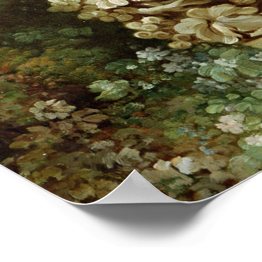 Cupid met grafiek poster (Hoek)