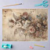  Cupid met Rozen Tissuepapier (Craft)