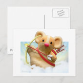 Cupid Mouse Briefkaart (Voorkant / Achterkant)