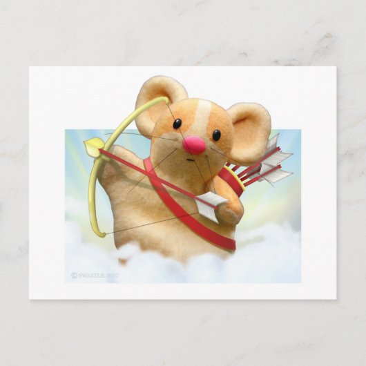 Cupid Mouse Briefkaart (Voorkant)