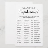 Cupid Name Game Valentijnsdag Party game (Voorkant / Achterkant)