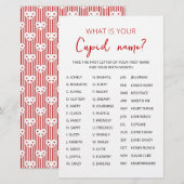 Cupid Name Game Valentijnsdag Party game (Voorkant / Achterkant)