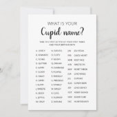 Cupid Name Game Valentijnsdag Party game Kaart (Voorkant)