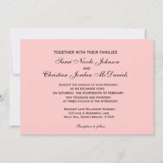 Cupid nodigt je via Cordially uit tot huwelijksuit Kaart (Achterkant)