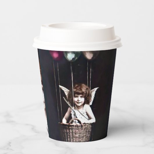  Cupid Papieren Bekers (Achterkant)