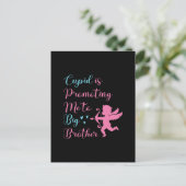 Cupid promoot me naar Big Brother Valentijn Feestdagenkaart (Staand voorkant)