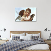 Cupid & Psyche als kind Canvas Afdruk (Insitu (Slaapkamer))