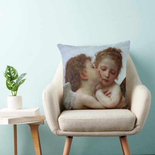 Cupid & Psyche als kind Kussen (Stoel)