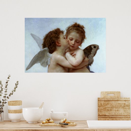 Cupid & Psyche als kind Poster (Keuken)