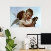 Cupid & Psyche als kind Poster (Thuiskantoor)