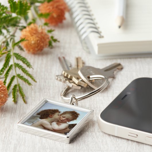 Cupid & Psyche als kind Sleutelhanger (Zijkant)
