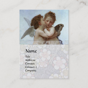 Cupid & Psyche als KinderMONOGRAM-saffier Visitekaartje
