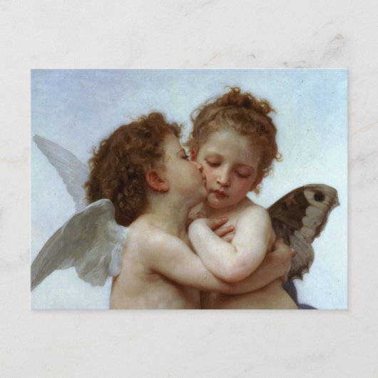 Cupid & Psyche als Valentijn voor kinderen Feestdagenkaart (Voorkant)