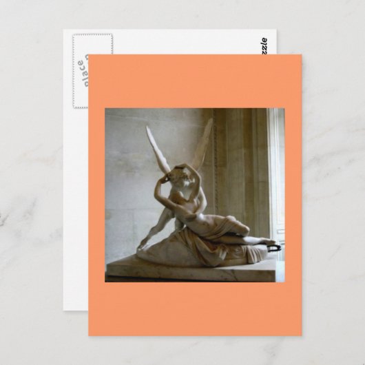 Cupid + Psyche Briefkaart (Voorkant / Achterkant)