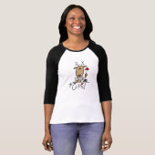 Cupid Reindeer Kerstoverhemden en cadeautjes T-shirt (Voorkant volledig)