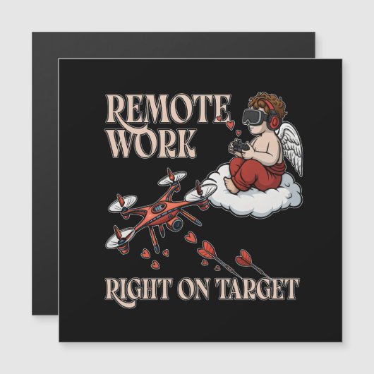 Cupid Remote Work, Valentine’s Day (Voorkant / Achterkant)