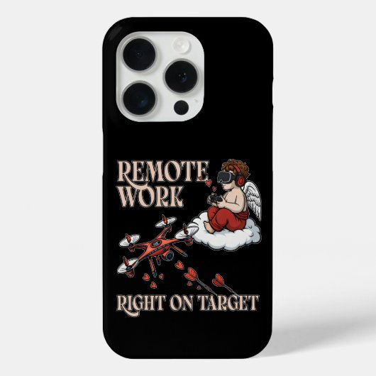 Cupid Remote Work, Valentine’s Day Case-Mate iPhone Case (Achterkant)