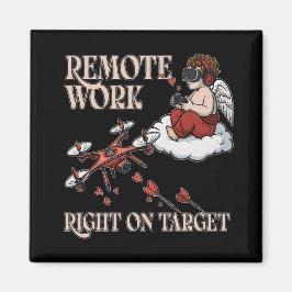 Cupid Remote Work, Valentine’s Day Magneet
