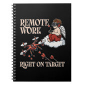 Cupid Remote Work, Valentine’s Day Notitieboek (Voorkant)