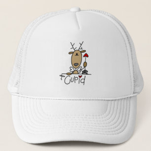 Cupid Rendier Kerst T-shirts en Cadeaus Trucker Pet