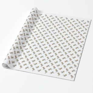 Cupid Rendieren en Cadeaus Cadeaupapier