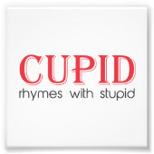 Cupid Rhymes met staar Foto Afdruk (Voorkant)