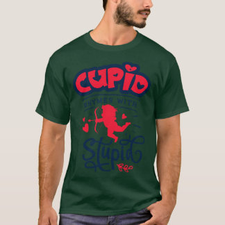 Cupid Rhymes met staar T-shirt