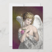  Cupid Romantic Wedding Invitations Kaart (Voorkant)
