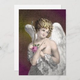  Cupid Romantic Wedding Invitations Kaart