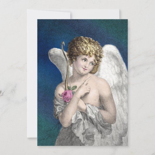  Cupid Romantic Wedding Invitations Kaart (Voorkant)