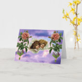 CUPID ROZEN Vouwkaart Kaart (Gele Bloem)