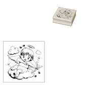 Cupid rubberen stempel (Gestempeld)
