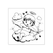 Cupid rubberen stempel (Afrduk)