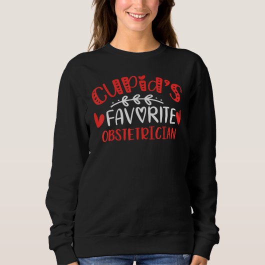 Cupid S favoriete Romance van Obstetrici Mannen Trui (Voorkant)