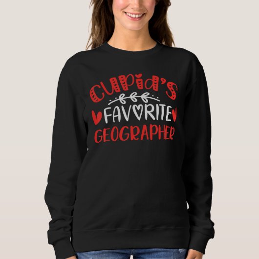 Cupid S Favorite Geograite Romance Couples Mannen Trui (Voorkant)