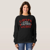 Cupid S Favorite Waitress Romance Couples Mannen W Trui (Voorkant volledig)