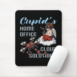 Cupid’s Home Office, Drone Valentine’s Day Muismat
