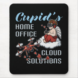 Cupid’s Home Office, Drone Valentine’s Day Muismat