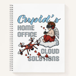 Cupid’s Home Office, Drone Valentine’s Day Notitieboek