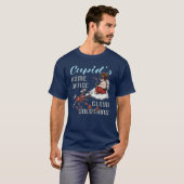 Cupid’s Home Office, Drone Valentine’s Day T-shirt (Voorkant volledig)