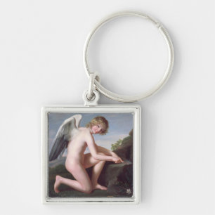Cupid scherpend zijn pijlen, 1798 (olie op canvas) sleutelhanger