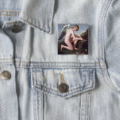 Cupid scherpend zijn pijlen, 1798 (olie op canvas) vierkante button 5,1 cm (In situ)