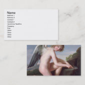 Cupid scherpend zijn pijlen, 1798 (olie op canvas) visitekaartje (Voorkant / Achterkant)