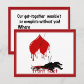 Cupid Shot Down (tegen Valentijn) Kaart (Voorkant / Achterkant)